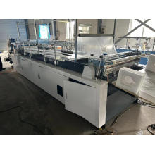 Fully automatic disposable plastic raincoat making machine